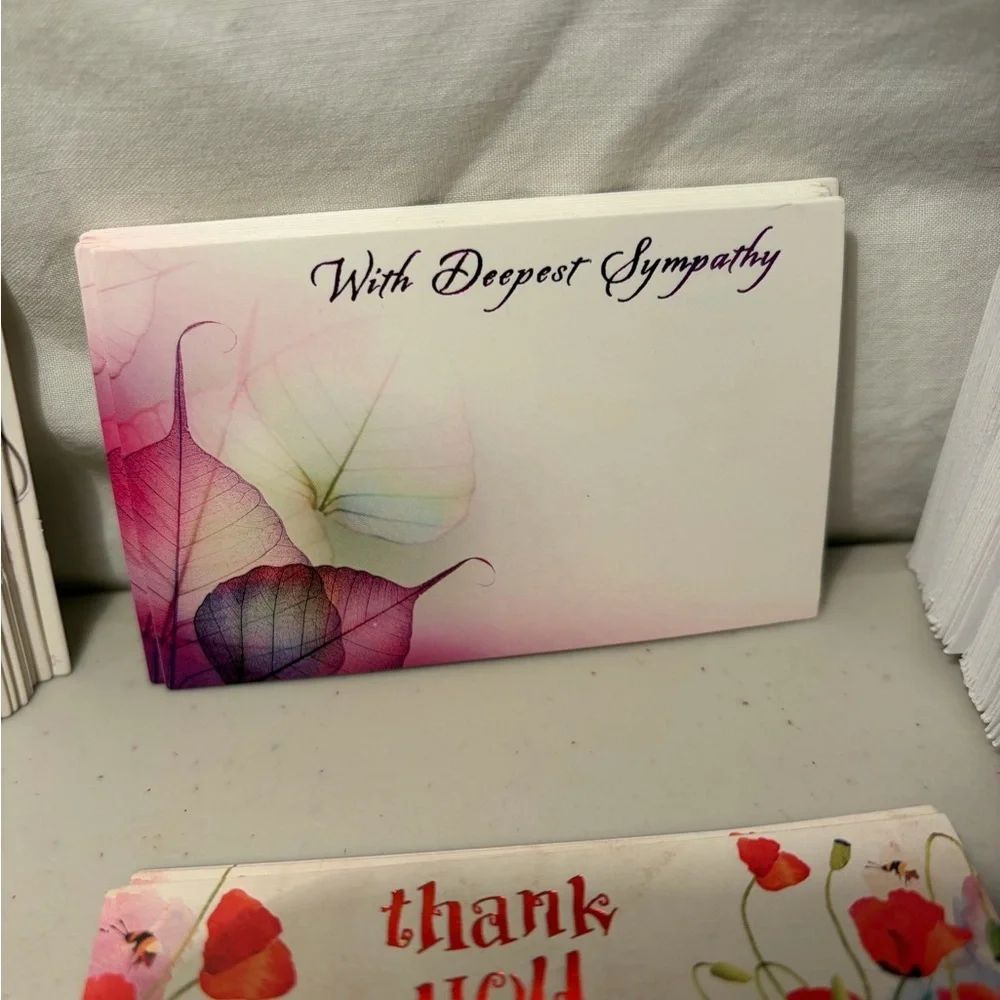 Assorted Floral & Occasion Note Card Sets - Multicolor